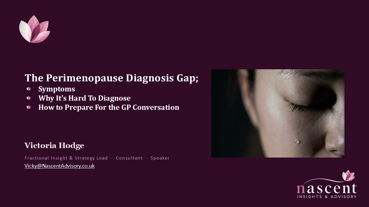 Cover image for the article “The Perimenopause Diagnosis Gap- Why It's Hard To Diagnose And How to Prepare For the GP Conversation”